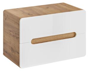 Comad Koupelnová skříňka pod umyvadlo Aruba White 80 dub craft/bílá