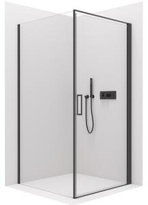 Cerano - sprchovÃ½ kout porte l/p - ÄernÃ¡ matnÃ¡, transparentnÃ­ sklo - 90x70 cm - kÅÃ­dlovÃ½