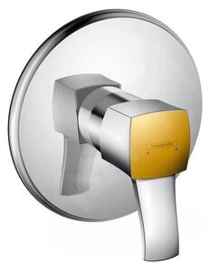 Hansgrohe Metropol Classic, páková sprchová baterie pod omítku s páčkovou rukojetí, chromová-zlatá lesklá, 31365090