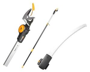 Univerzální zahradní nůžky teleskopické UPX86 Fiskars 1023624 + prořezávací pilka Fiskars 1023633
