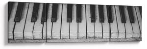 Obraz starého klavíru (170x50 cm)