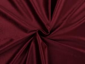 Samet velvet oděvní burgundy hladký METRÁŽ 150cm