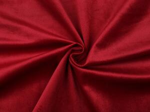Samet velvet oděvní burgundy hladký METRÁŽ 150cm