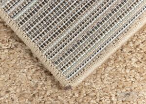 Oriental Weavers International Kusový koberec VELLOSA SHAG 520/SG9J, Béžová, 100 x 150 cm