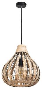 RABALUX 7604 Zahara závěsné svítidlo E27 1X max. 40W ratan, černá