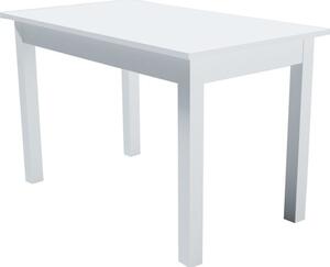 Rozkládací jídelni stůl KEVIN 120 cm - bílá