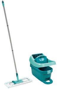 Set podlahový mop PROFI + vědro na kolečkách PROFI s nášlapným ždímáním LEIFHEIT 55096