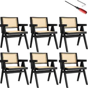 Tectake® Lissy křeslo v boho stylu 59 x 56,5 x 82,5 cm, nosnost 120 kg