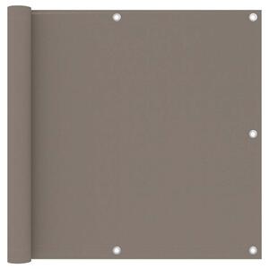 Balkónová zástěna taupe 90 x 300 cm oxfordská látka 134988