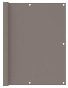 Balkónová zástěna taupe 120 x 300 cm oxfordská látka 134992