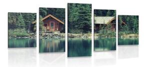 5-dílný obraz park Yoho v Kanadě - 100x50 cm