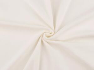 Oděvní soft fleece METRÁŽ - 1 (02) (305 g/m²) Off White