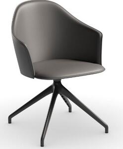 MIDJ - Otočná židle LEA P GX CU - kožená