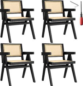 Tectake® Lissy křeslo v boho stylu 59 x 56,5 x 82,5 cm, nosnost 120 kg