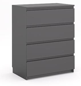 Komoda Dorinko 4 (antracit). Akce -21%