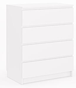 Komoda Dorinko 4 (bílá). Akce -15%