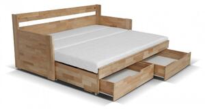 Rozkládací dřevěná postel Denisa 3 - FALCO