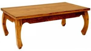 Konferenční stolek Kali s atypickými nohami 110x40x60 z indického masivu palisandr