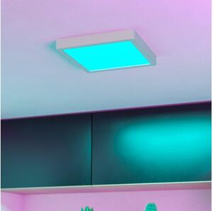 Eglo 901378 -LED RGBW Stm. kou. st. sv. FUEVA-Z LED/10,5W/230V 22x22cm IP44 bílá