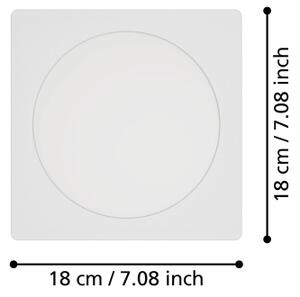 Eglo 901401 - LED Podhledové svítidlo FUEVA LED/10,5W/230V 16,6x16,6 cm bílá