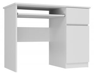 Počítačový stůl BRAVO pravá strana - bílá