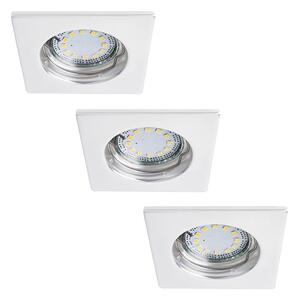 Rabalux 1052 - SADA 3x LED podhledové svítidlo LITE 1xGU10-LED/3W/230V IP44