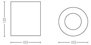 Philips 56330/30/P8 - LED Stmívatelné bodové svítidlo PILLAR Hue 1xGU10/5,5W