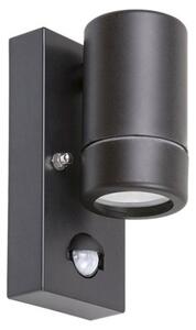 Rabalux 8834 Medina exteriérové ​​nástěnné svítidlo se senzorem GU10 max 10W IP44 matná černá