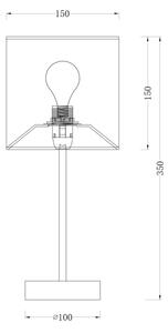 Globo 15188T - Stolní lampa AMY I 1xE14/40W/230V