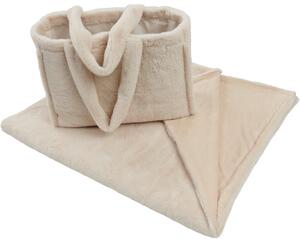 MĚKKÁ PŘIKRÝVKA A POLŠTÁŘ, polyester, 130/160 cm Esposa - Deky