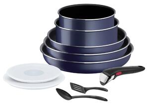 Ingenio Easy Cook & Clean Sada nádobí, 10 ks, modrá TEFAL L1579102