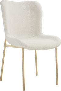 Tectake® Tessa čalouněná židle ergonomického tvaru s vysokým opěradlem 54 x 62 x 90 cm
