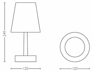 Philips 71796/30/P0 - LED Dětská stolní lampa DISNEY STAR WARS 1xLED/0,6W/3xAA