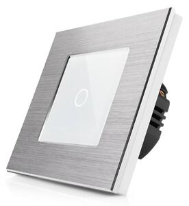 Dotykový vypínač z broušeného hliníku R-T601-ALU-SW