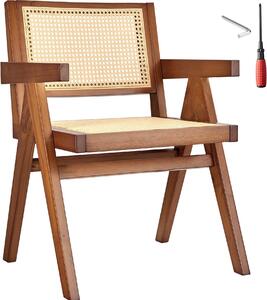 Tectake® Lissy křeslo v boho stylu 59 x 56,5 x 82,5 cm, nosnost 120 kg