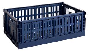 HAY Úložný box Colour Crate L, Dark Blue