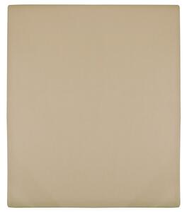 Jersey prostěradlo taupe 100x200 cm bavlna 136222