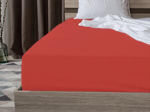 Jersey prostěradlo EXCLUSIVE červené 180 x 200 cm