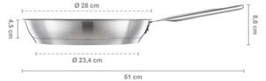 All Steel Pánev na smažení 28 cm Fiskars 1064745