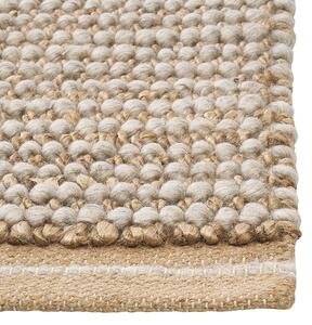 Vlněný koberec 80 x 150 cm béžový BANOO
