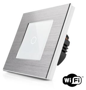 Dotykový vypínač z broušeného hliníku s wifi R-T601-wifi-ALU-SW