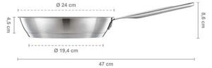 All Steel Pánev na smažení 24 cm Fiskars 1064743