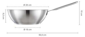 All Steel pure Wok pánev 28 cm Fiskars 1065629