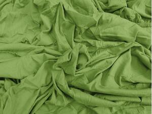 Jersey prostěradlo EXCLUSIVE zelené 160 x 200 cm