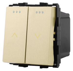 Mechanický žaluziový vypínač R-M602W-G