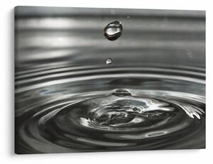 Obraz kapky vody (70x50 cm)