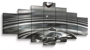 Obraz kapky vody (210x100 cm)