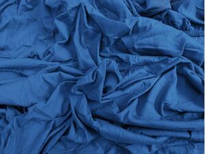 Jersey prostěradlo EXCLUSIVE tmavě modré 180 x 200 cm