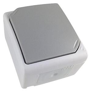 Solight 5B301 - Jednopólový vypínač do vlhkého prostředí IP54