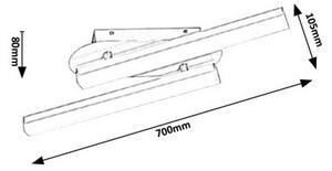 Rabalux 5785 - LED Koupelnové nástěnné svítidlo MARIUS LED/18W/230V IP44